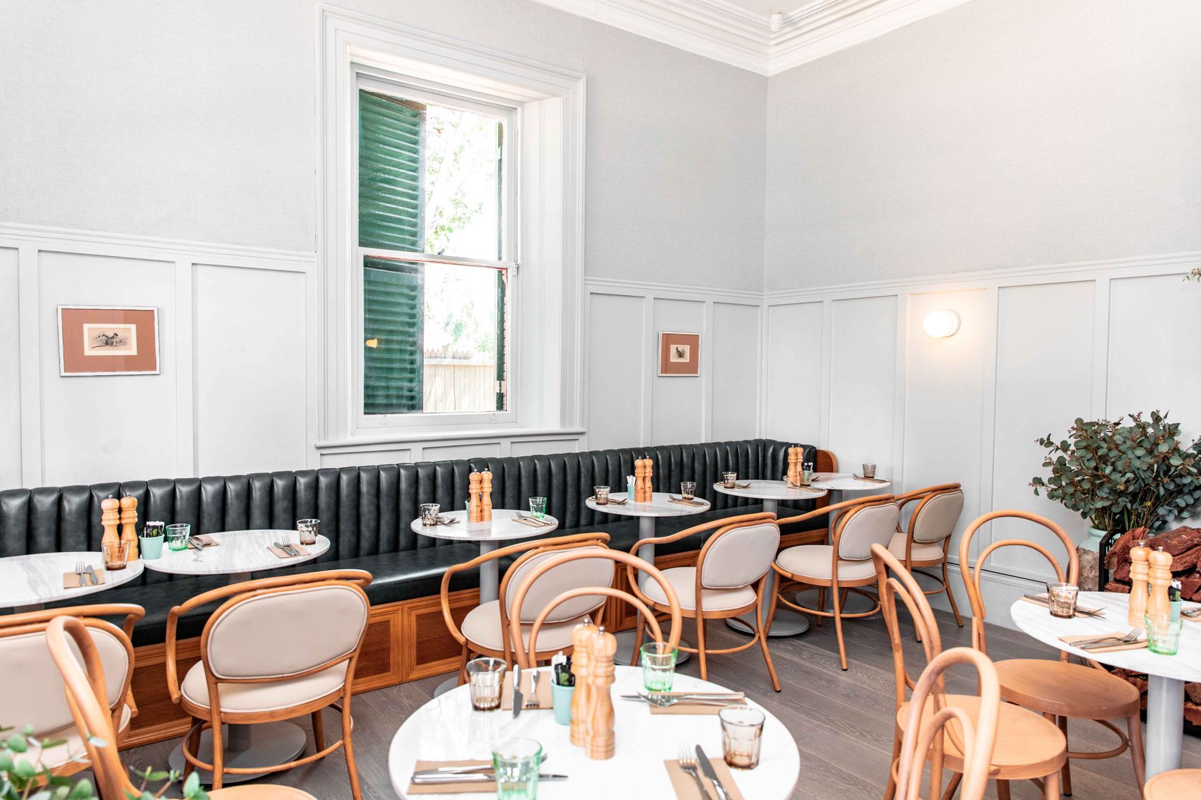 Restaurant stock photograph illustrating the dining concept